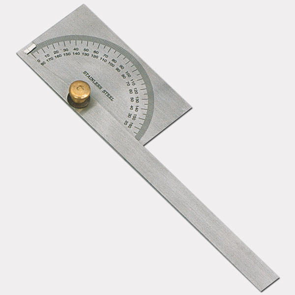 Steel Protractor with Rectangular Head